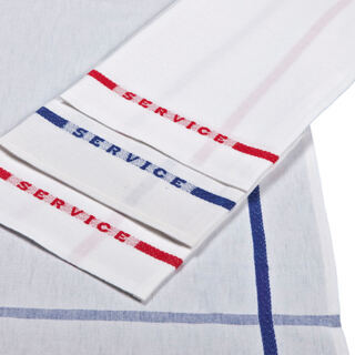 Servicetuch, Halbleinen